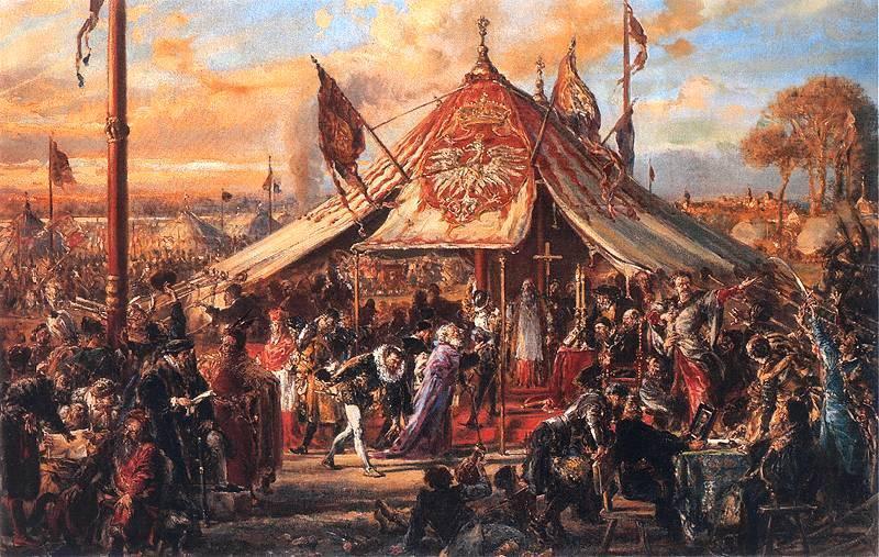 Jan Matejko The Republic at Zenith of Power. Golden Liberty. Election A.D. 1573. France oil painting art
